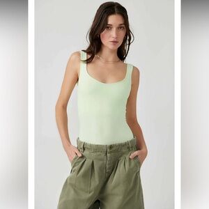 Free People Intimately Body Suit in Lime